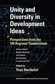 Cover of: Unity and Diversity in Development Ideas by Yves Berthelot, Yves Berthelot