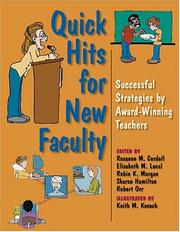 Cover of: Quick Hits For New Faculty by 