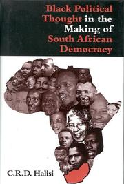 Cover of: Black political thought in the making of South African democracy