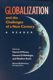 Cover of: Globalization and the challenges of a new century by edited by Patrick O'Meara, Howard Mehlinger, and Matthew Krain.