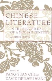 Cover of: Chinese Literature in the Second Half of a Modern Century