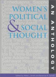 Cover of: Women's Political and Social Thought by 