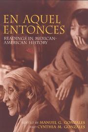 Cover of: En aquel entonces =: In years gone by : readings in Mexican-American history