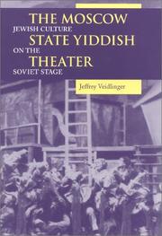 Cover of: The Moscow State Yiddish Theater