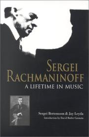 Cover of: Sergei Rachmaninoff by Sergei Bertensson
