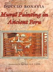 Mural painting in ancient Peru by Duccio Bonavia