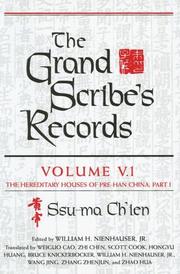 Cover of: The Grand Scribe's Records by Sima Qian
