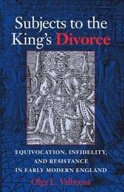 Subjects to the king's divorce by Olga L. Valbuena