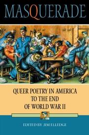Cover of: Masquerade: queer poetry in America to the end of World War II