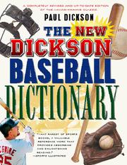 Cover of: The new Dickson baseball dictionary by Paul Dickson