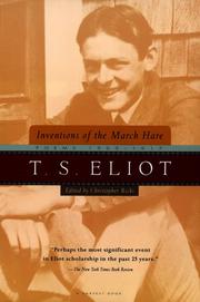 Cover of: Inventions of the March Hare by T. S. Eliot