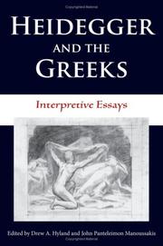 Cover of: Heidegger And the Greeks: Interpretive Essays (Studies in Continental Thought)