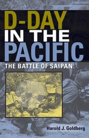 Cover of: D-Day in the Pacific by Harold J. Goldberg