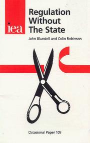 Cover of: Regulation Without the State (Occasional Paper 109)