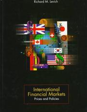 Cover of: International Financial Markets by Richard M. Levich