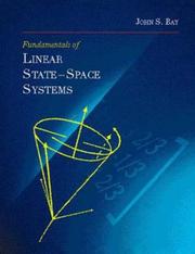 Fundamentals of linear state space systems by John S. Bay