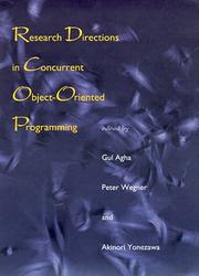 Cover of: Research directions in concurrent object-oriented programming