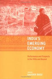 Cover of: India's Emerging Economy by Kaushik Basu