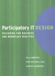 Cover of: Participatory IT Design by Keld Bodker, Finn Kensing, Jesper Simonsen