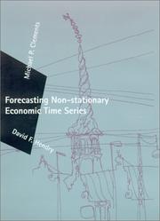 Cover of: Forecasting Non-Stationary Economic Time Series (Zeuthen Lectures) by Michael P. Clements, David F. Hendry