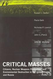 Critical masses by Russell J. Dalton, Paula Garb, Nicholas P. Lovrich, John C. Pierce, John M. Whiteley