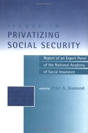 Cover of: Issues in Privatizing Social Security by Peter A. Diamond