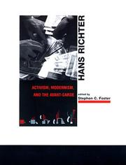 Cover of: Hans Richter: activism, modernism, and the avant-garde