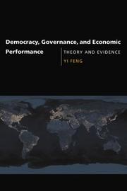Cover of: Democracy, Governance, and Economic Performance by Yi Feng