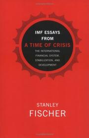 Cover of: IMF Essays from a Time of Crisis by Stanley Fischer