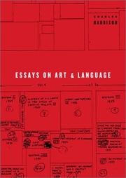 Essays on art & language by Charles Harrison