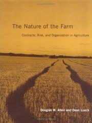 Cover of: The  Nature of the Farm: Contracts, Risk, and Organization in Agriculture