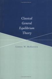 Cover of: Classical General Equilibrium Theory