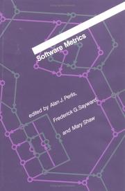 Cover of: Software metrics | 