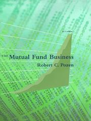 Cover of: The mutual fund business