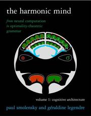 Cover of: The harmonic mind by Paul Smolensky, Paul Smolensky