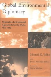 Cover of: Global environmental diplomacy: negotiating environmental agreements for the World, 1973-1992