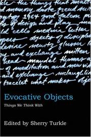 Cover of: Evocative Objects: Things We Think With