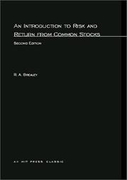 Cover of: An Introduction to Risk and Return from Common Stocks