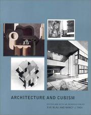 Cover of: Architecture and Cubism