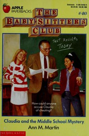 Cover of: Claudia and the Middle School Mystery (The Baby-Sitters Club #40)