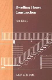 Cover of: Dwelling House Construction