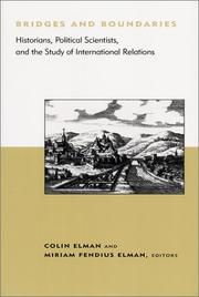 Cover of: Bridges and boundaries: historians, political scientists, and the study of international relations