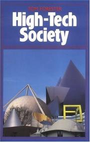 Cover of: High-Tech Society by Tom Forester