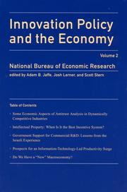 Cover of: Innovation Policy and the Economy, Vol. 2