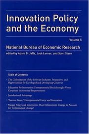 Cover of: Innovation Policy and the Economy by Adam B. Jaffe, Joshua Lerner, Scott Stern