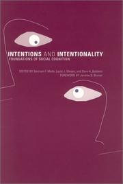 Cover of: Intentions and Intentionality: Foundations of Social Cognition (Bradford Books)