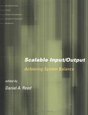 Cover of: Scalable Input/Output | Daniel A. Reed