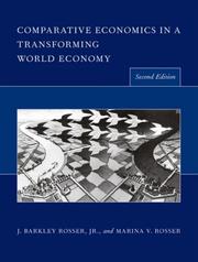 Cover of: Comparative Economics in a Transforming World Economy, 2nd Edition by J. Barkley, Jr. Rosser, Marina V. Rosser