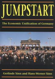 Cover of: Jumpstart: The Economic Unification of Germany