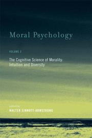 Cover of: Moral Psychology, Volume 2: The Cognitive Science of Morality by Walter Sinnott-Armstrong